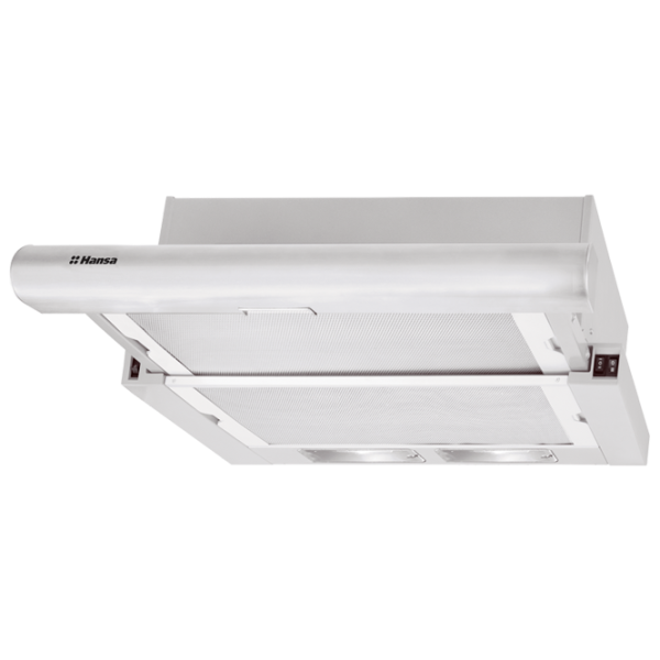 Hotă Hansa OTS625WH Telescopică/ White/ Gray photo 1 Hotă Hansa OTS625WH Telescopică/ White/ Gray photo 1