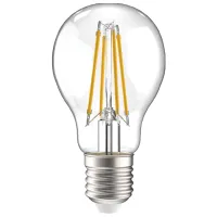 Лампочка светодиодная филаментная IEK A60 LLF-A60-11-230-30-E27-CL E27/ 11 Вт/ 3300 K/ 1320лм/ White