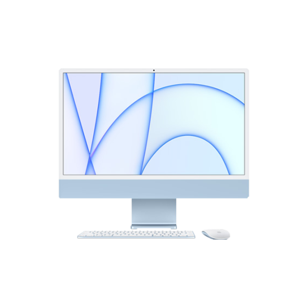 All-in-One PC Apple 24" 4.5K M1/ iMac 2021/ 8 GB/ 256 GB/ Blue photo 1