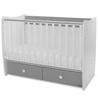 Pat pentru copii Lorelli BED MATRIX NEW (10150490041A) 0 luni - 4 ani/ Gray