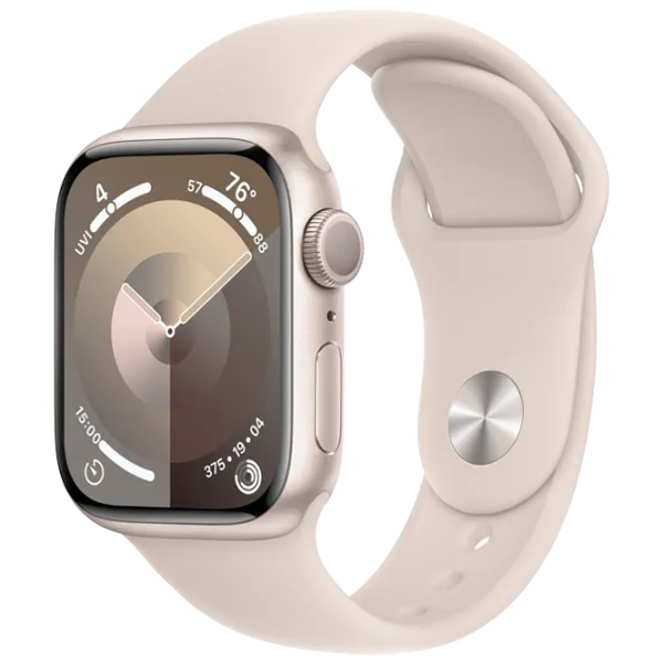 Ceas inteligent Apple Watch Series 9 1.69"/ 41 mm/ Starlight - Starlight/ MR8U3QR/ A photo 1