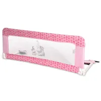 Bariera protectie pat Lorelli BABY BED RAIL SAFETY NIGHT (10180032363) 0 luni -/ Pink