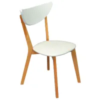 Scaun de bucătărie Evelin Cameroon Lemn/ White