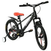 Велосипед Glamvers Speed Lux 20" Магниевый сплав/ Черный Серый