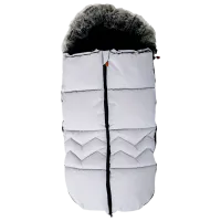 Sac de iarna Glamvers Winter Blană artificială, poliester/ Gray