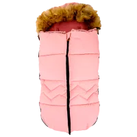 Sac de iarna Glamvers Winter Blană artificială, poliester/ Pink