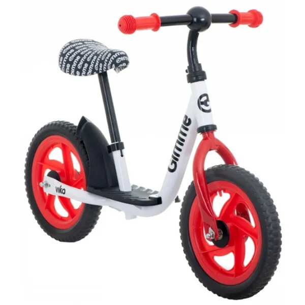 Bicicletă fără pedale Kikka Boo Viko 11" Metal/ Red White photo 1 Bicicletă fără pedale Kikka Boo Viko 11" Metal/ Red White photo 1