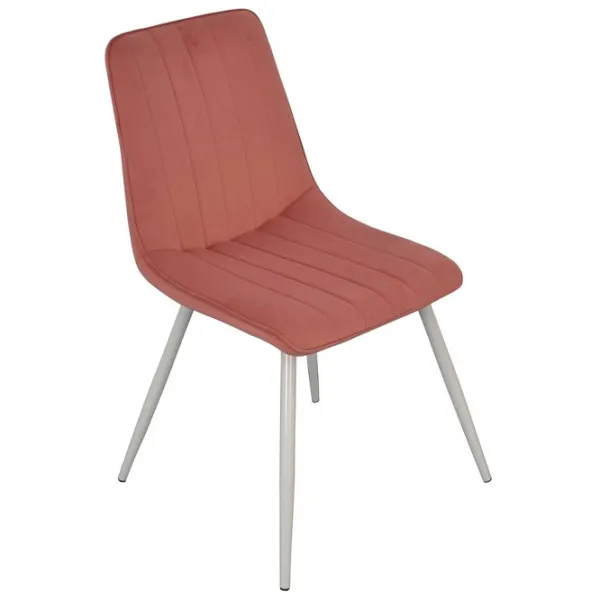 Кухонный стул Evelin XR-154 Wh 33 Велюр/ Бежевый Белый photo 1