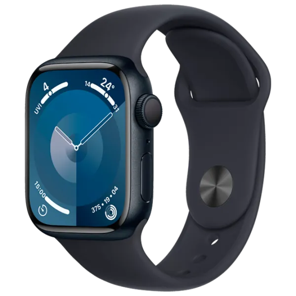 Ceas inteligent Apple Watch Series 9 1.9"/ 45 mm/ Midnight - Midnight Sport/ MR9A3QR/ A photo 1