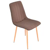 Кухонный стул Evelin XR-154 WO Ткань/ Коричневый Бежевый