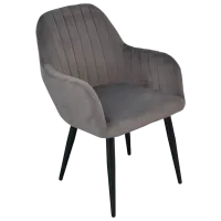 Кухонный стул Evelin LC-621 B 57 Велюр/ Тёмно-серый