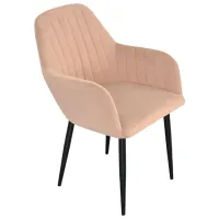 Кухонный стул Evelin LC-621 B 8 Велюр/ Тёмно-серый Черный