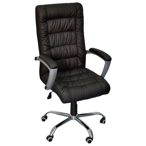 Fotoliu de birou Evelin S-623 Piele artificială/ Black photo 1
