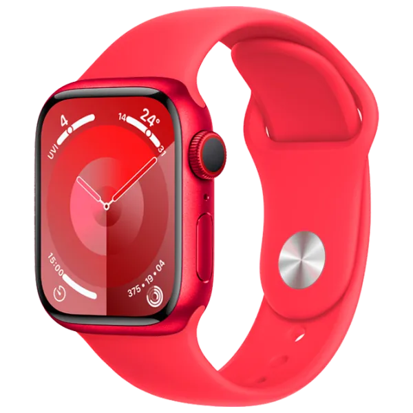 Умные часы Apple Watch Series 9 1.9"/ 41 мм/ Красный - Красный/ MRXH3QR/ A photo 1 Умные часы Apple Watch Series 9 1.9"/ 41 мм/ Красный - Красный/ MRXH3QR/ A photo 1