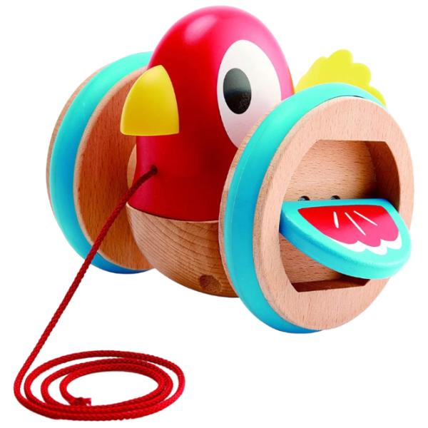 Развивающий набор Hape Baby Bird Pull Along E0360A 1+/ Красный photo 1