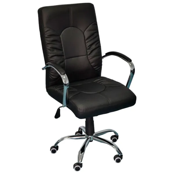 Fotoliu de birou Evelin S-571 Piele artificială/ Black photo 1 Fotoliu de birou Evelin S-571 Piele artificială/ Black photo 1