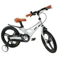 Велосипед Glamvers Speed 16" Магниевый сплав/ Серый Черный