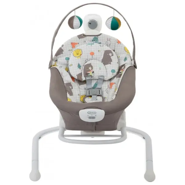 Leagăn pentru bebeluși Graco Duet Sway (G1AQ998BTLEU) 9 kg/ Gray photo 1