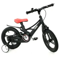 Велосипед Glamvers Speed 14" Магниевый сплав/ Черный Белый