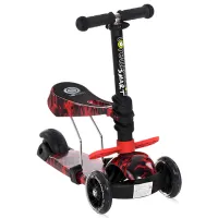 Детский трёхколёсный самокат Lorelli Smart (10390020023) 20 кг/ Красный