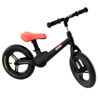 Беговел Glamvers Energy 12" Магниевый сплав/ Черный Красный