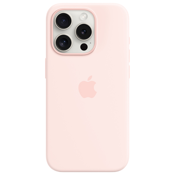 Husă pentru smartphone Apple iPhone 15 Pro Apple/ MagSafe Back/ TPU/ Light Pink photo 1 Husă pentru smartphone Apple iPhone 15 Pro Apple/ MagSafe Back/ TPU/ Light Pink photo 1