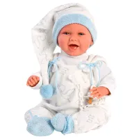 Păpușă Llorens Mimo Sonrisas Cigueña Azul 74005  poopsie / 3+