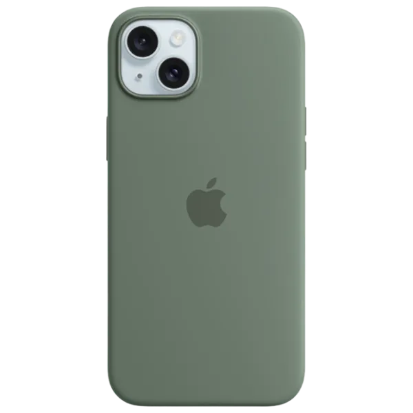 Husă pentru smartphone Apple iPhone 15 Plus Apple/ MagSafe Back/ TPU/ Cypress Green photo 1