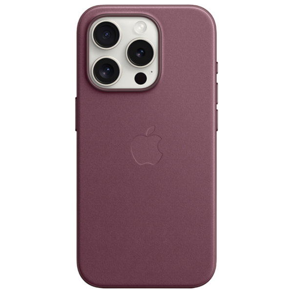 Husă pentru smartphone Apple iPhone 15 Pro Apple/ MagSafe Back/ FineWoven/ Mulberry Cherry photo 1
