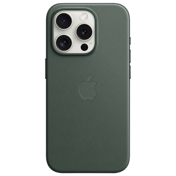 Husă pentru smartphone Apple iPhone 15 Pro Apple/ MagSafe Back/ FineWoven/ Green photo 1