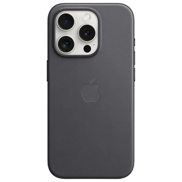 Чехол для смартфона Apple iPhone 15 Pro Apple/ MagSafe Back/ FineWoven/ Черный photo 1