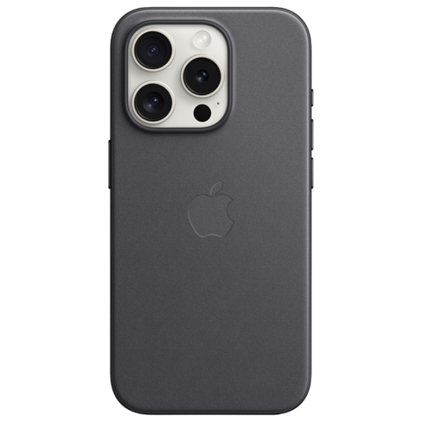 Чехол для смартфона Apple iPhone 15 Pro Apple/ MagSafe Back/ FineWoven/ Черный photo 1