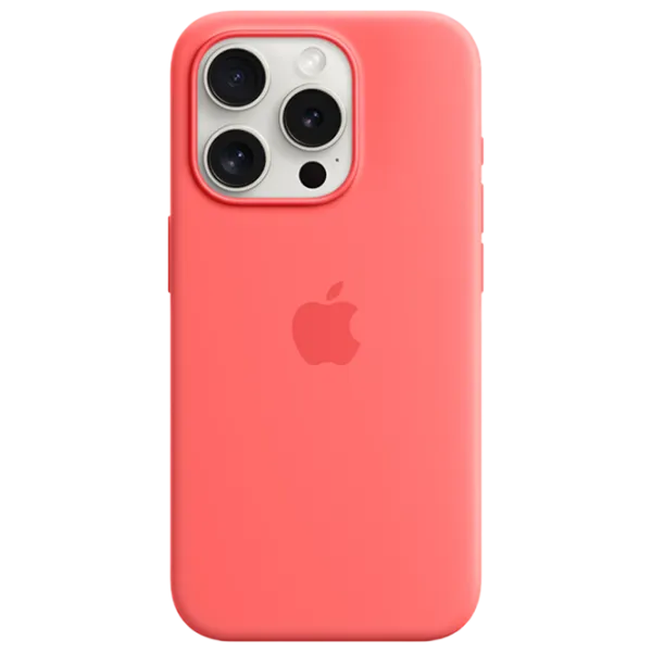 Husă pentru smartphone Apple iPhone 15 Pro Apple/ MagSafe Back/ TPU/ Guava Red photo 1