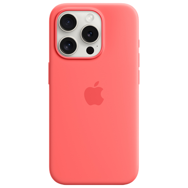 Husă pentru smartphone Apple iPhone 15 Pro Apple/ MagSafe Back/ TPU/ Guava Red photo 1