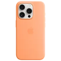 Husă pentru smartphone Apple iPhone 15 Pro Apple/ MagSafe Back/ TPU/ Sorbet Orange