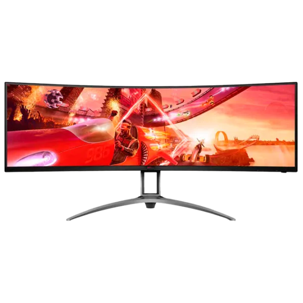 Монитор AOC AG493QCX 49" 4K 144 Гц/ 1 мс/ Black Silver photo 1