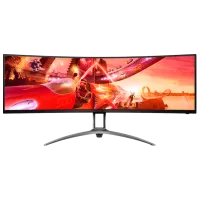 Монитор AOC AG493QCX 49" 4K 144 Гц/ 1 мс/ Black Silver