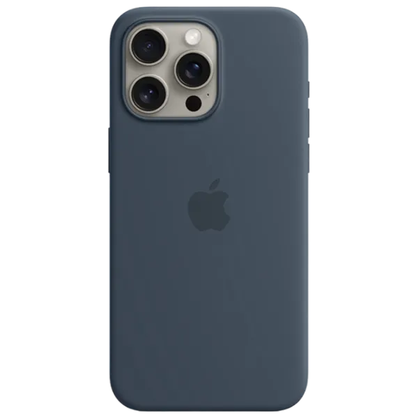 Чехол для смартфона Apple iPhone 15 Pro Max Apple/ MagSafe Back/ TPU/ Storm Синий photo 1 Чехол для смартфона Apple iPhone 15 Pro Max Apple/ MagSafe Back/ TPU/ Storm Синий photo 1