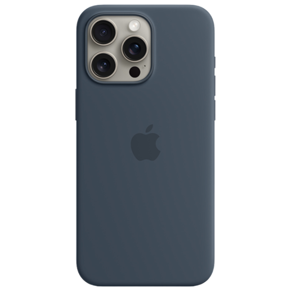 Чехол для смартфона Apple iPhone 15 Pro Max Apple/ MagSafe Back/ TPU/ Storm Синий photo 1 Чехол для смартфона Apple iPhone 15 Pro Max Apple/ MagSafe Back/ TPU/ Storm Синий photo 1