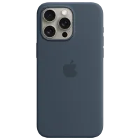 Husă pentru smartphone Apple iPhone 15 Pro Max Apple/ MagSafe Back/ TPU/ Storm Blue