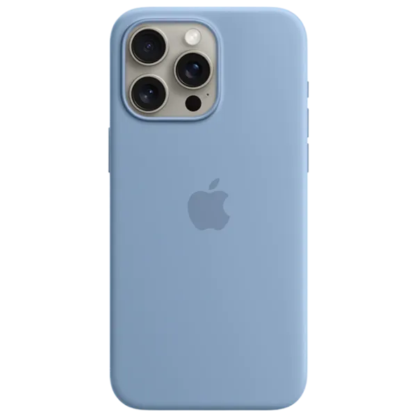 Чехол для смартфона Apple iPhone 15 Pro Max Apple/ MagSafe Back/ TPU/ Winter Синий photo 1 Чехол для смартфона Apple iPhone 15 Pro Max Apple/ MagSafe Back/ TPU/ Winter Синий photo 1