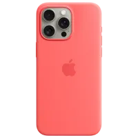 Чехол для смартфона Apple iPhone 15 Pro Max Apple/ MagSafe Back/ TPU/ Гуава Красный