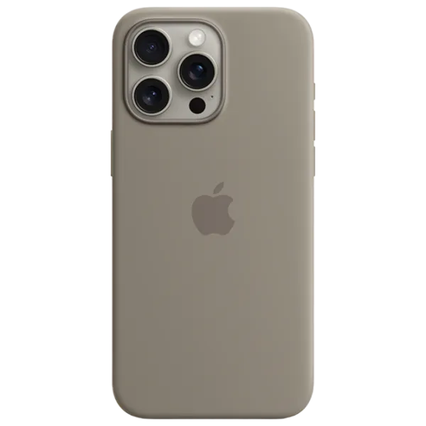 Husă pentru smartphone Apple iPhone 15 Pro Max Apple/ MagSafe Back/ TPU/ Clay Beige photo 1