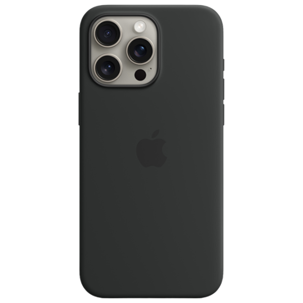 Husă pentru smartphone Apple iPhone 15 Pro Max Apple/ MagSafe Back/ TPU/ Black photo 1 Husă pentru smartphone Apple iPhone 15 Pro Max Apple/ MagSafe Back/ TPU/ Black photo 1