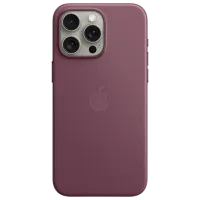 Husă pentru smartphone Apple iPhone 15 Pro Max Apple/ MagSafe Back/ FineWoven/ Mulberry Cherry