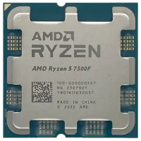 Procesor AMD Ryzen 5 7500F Tray AM5 / 3.70 GHz - 5.00 GHz