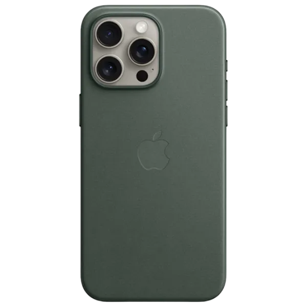 Husă pentru smartphone Apple iPhone 15 Pro Max Apple/ MagSafe Back/ FineWoven/ Green photo 1 Husă pentru smartphone Apple iPhone 15 Pro Max Apple/ MagSafe Back/ FineWoven/ Green photo 1