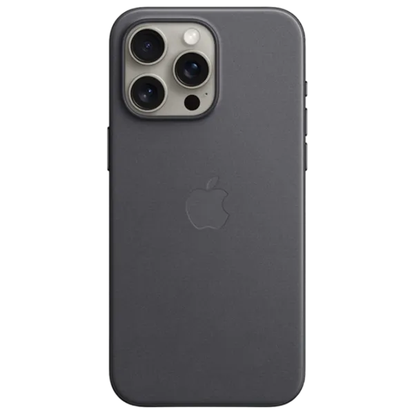 Чехол для смартфона Apple iPhone 15 Pro Max Apple/ MagSafe Back/ FineWoven/ Черный photo 1 Чехол для смартфона Apple iPhone 15 Pro Max Apple/ MagSafe Back/ FineWoven/ Черный photo 1
