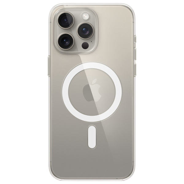 Чехол для смартфона Apple iPhone 15 Pro Max Apple/ MagSafe Back/ PP/ Прозрачный photo 1 Чехол для смартфона Apple iPhone 15 Pro Max Apple/ MagSafe Back/ PP/ Прозрачный photo 1