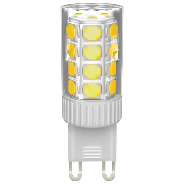 Лампочка светодиодная IEK LED CORN LE-CORN-4-230-40-G9 G9/ 3.5 Вт/ 4000 K/ 333лм/ White photo 1 Лампочка светодиодная IEK LED CORN LE-CORN-4-230-40-G9 G9/ 3.5 Вт/ 4000 K/ 333лм/ White photo 1